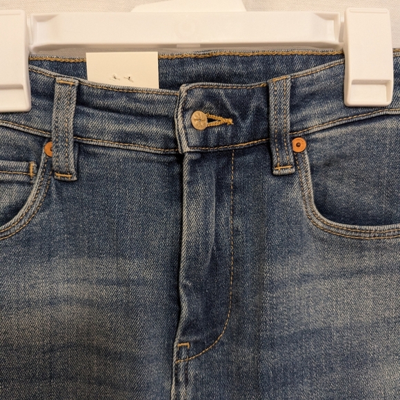 Blank NYC Anthropology The Hoyt high rise mini flare NWT jeans size 25, organic - Picture 2 of 12
